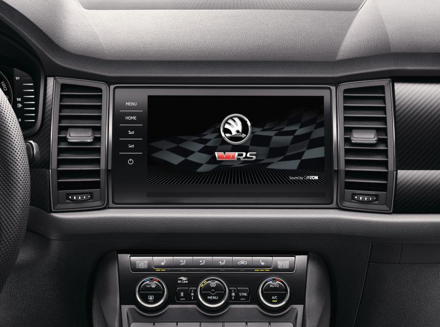 Детали интерьера Skoda Kodiaq RS 2019 года  (WW) (фото 39 из 159)
